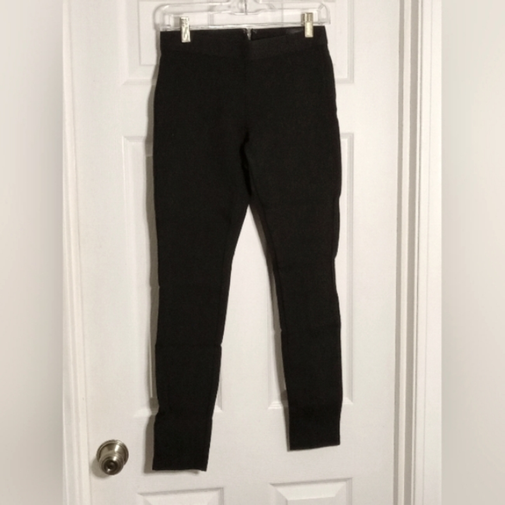 Pixie Ponte Knit Black Ankle stretch pants J. CREW
